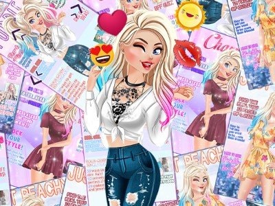 Schurk Quinn Fashionista op de cover on Prinxy