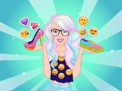 Buty Ellie Design My Emoji on Prinxy