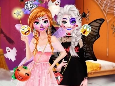 Halloweenowa impreza sióstr on Prinxy