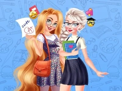 Ellie și Blondie Înapoi la școală on Prinxy