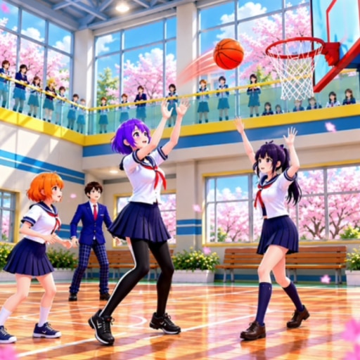 Simulator de liceu pentru fete anime on Prinxy
