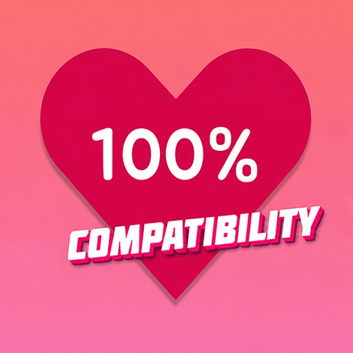 Kärlekskompatibilitetstest on Prinxy