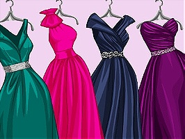 Коллекция зимних бальных платьев принцесс on Prinxy