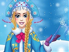 Снегурочка Русская Ледяная Принцесса on Prinxy