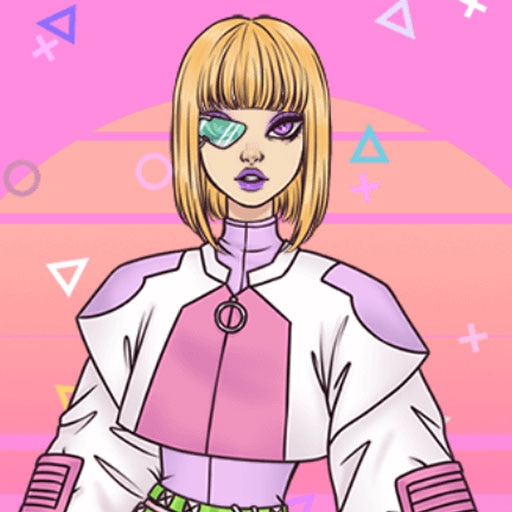 Pastel Cyberpunk Giydirme Oyunu on Prinxy